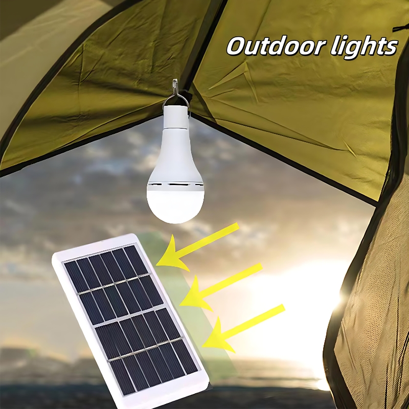 Outdoor Power Distribution Panel - 7/9/12W Solar-powered Emergency Outdoor Portable LED
