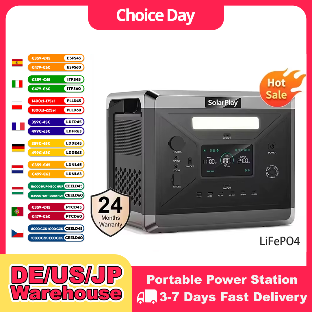 Outdoor Power Tower - SOLARPLAY Portable Power Station Q2501 For