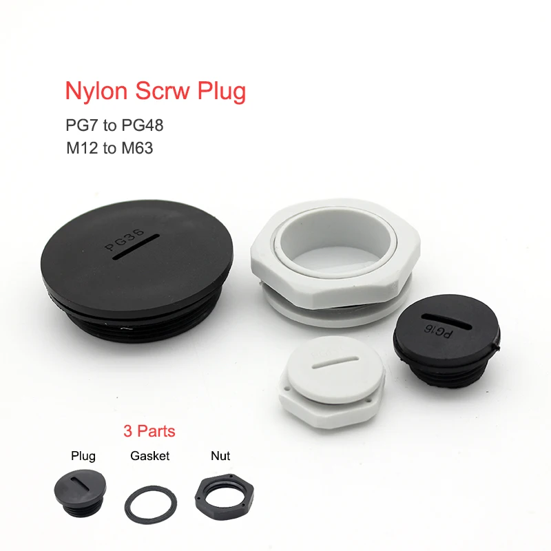 Outdoor Power Point Cover - 10pcs Pleastic Screw Plug Waterproof Hole