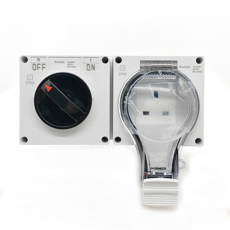 Power Switch Outdoor - IP66 Waterproof Wall Switch Socket Power