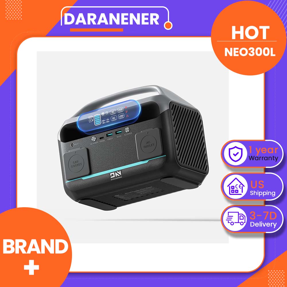 Portable Generator Inverter - Daranener NEO300L 350W Portable Power Station,