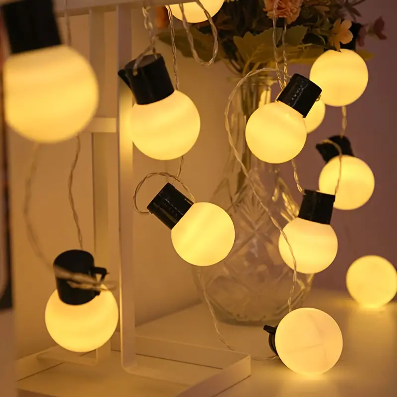 Holiday Balls String Lights In - đánh giá và giá Outdoor Power House