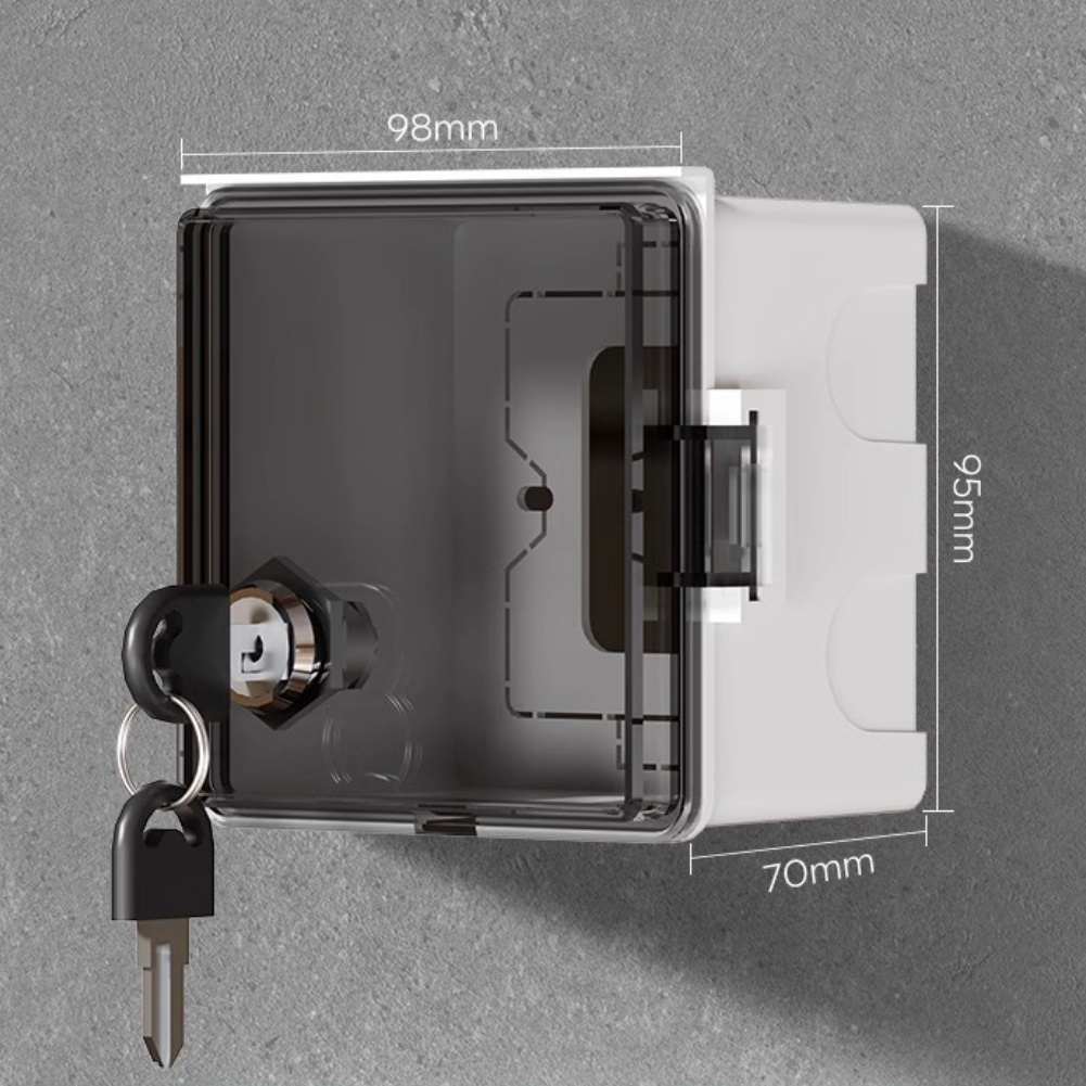 1Pcs 86 Type Lockable Socket W - đánh giá và giá Outdoor Power Point Cover