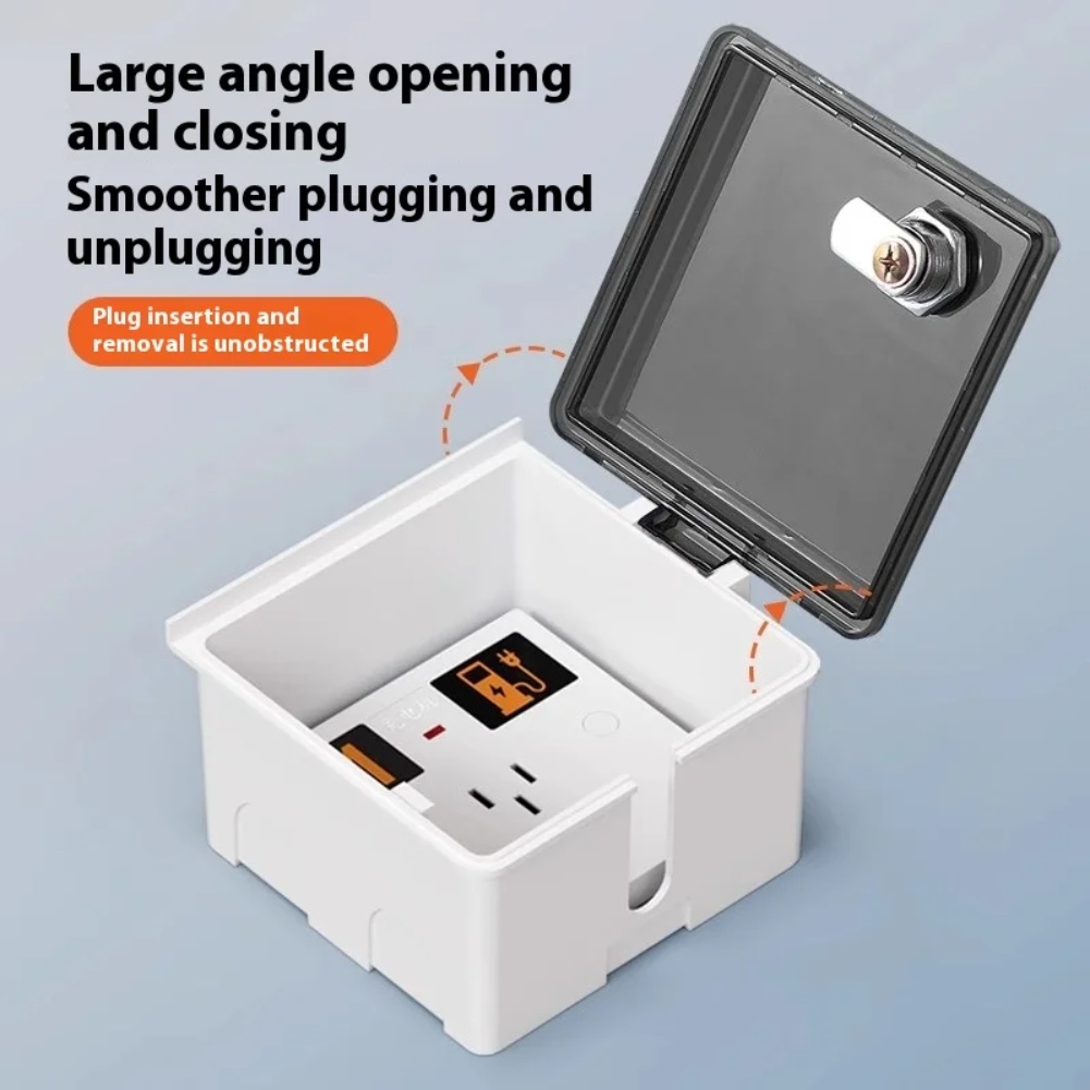 1Pcs 86 Type Lockable Socket W - đánh giá và giá Outdoor Power Point Cover
