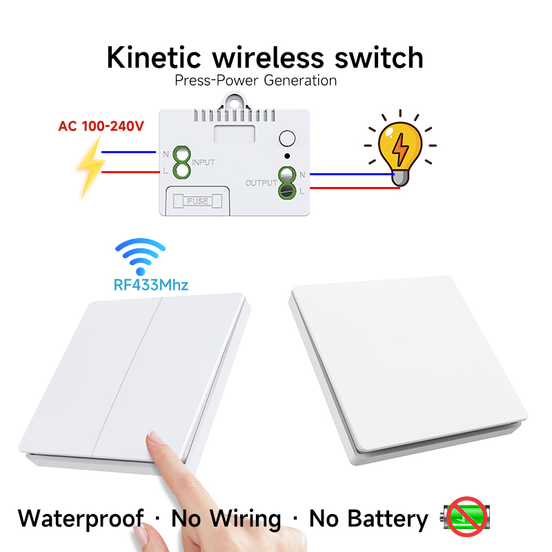 RF433 Kinetic Switch No Batter - đánh giá và giá Outdoor Power House