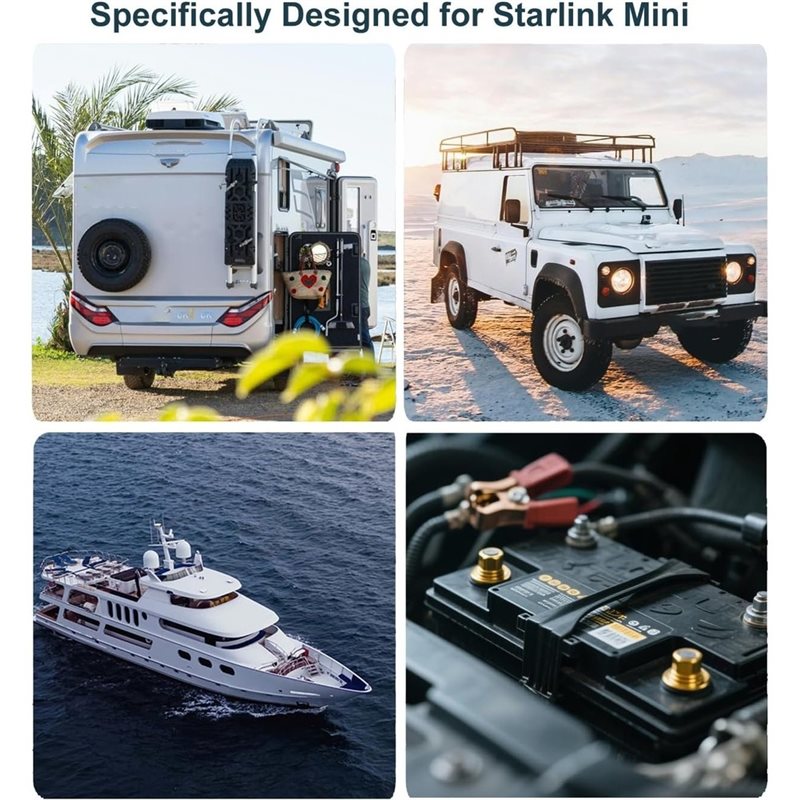 DT19-For Starlink Mini 12V Pow - đánh giá và giá Outdoor Power Supply 12V