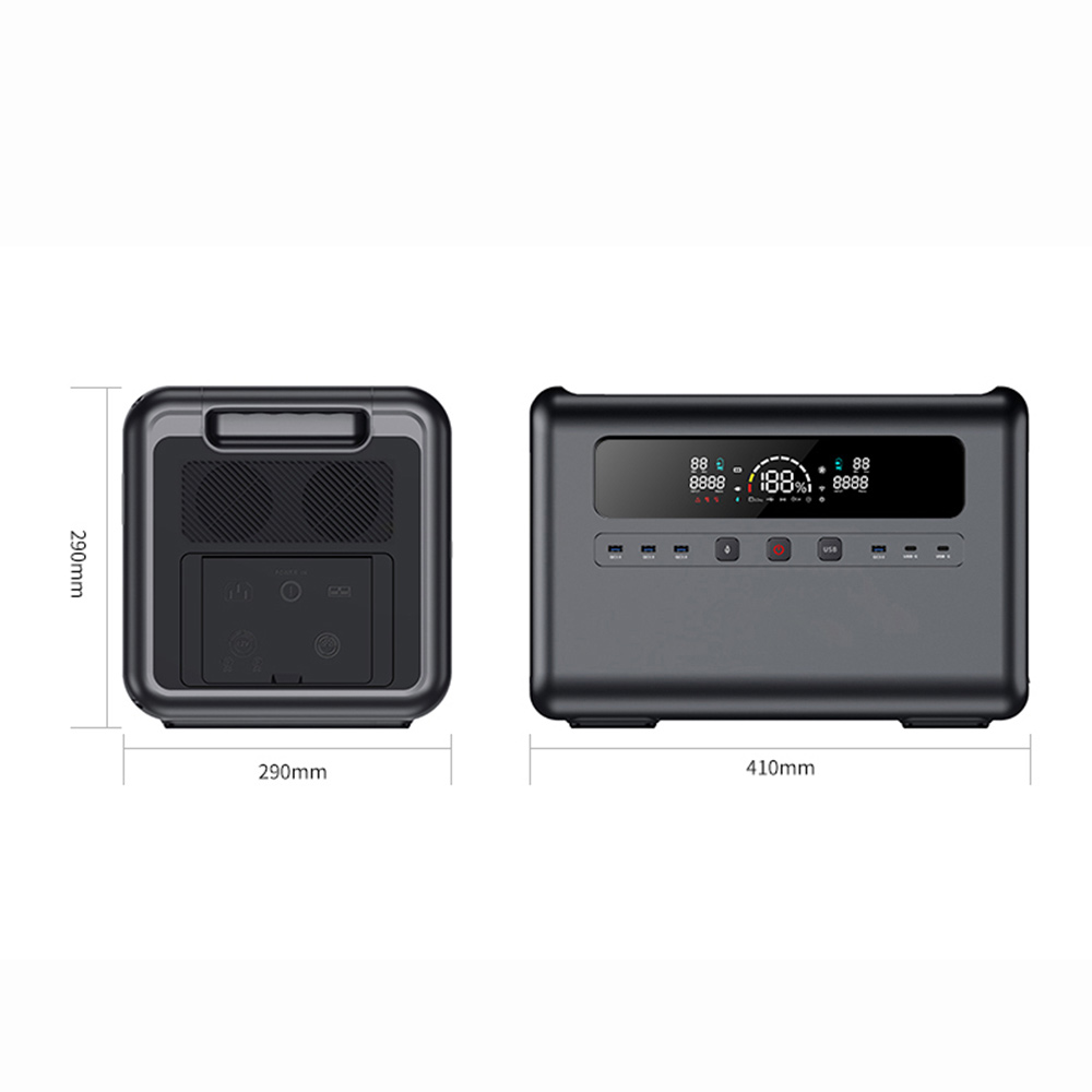 2400W Solar Power Generator, L - đánh giá và giá Outdoor Power For Camping