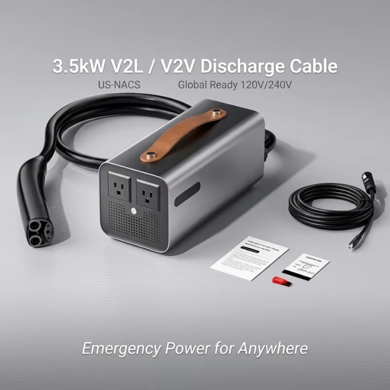 3.5kW NACS V2L Discharge Stati - đánh giá và giá Outdoor Power For Camping