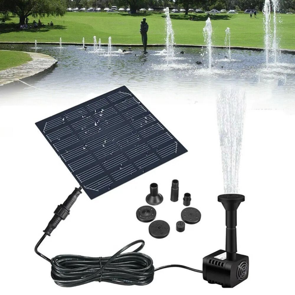 1.4W Mini Solar Fountain Pump  - đánh giá và giá Outdoor Power Distribution Panel