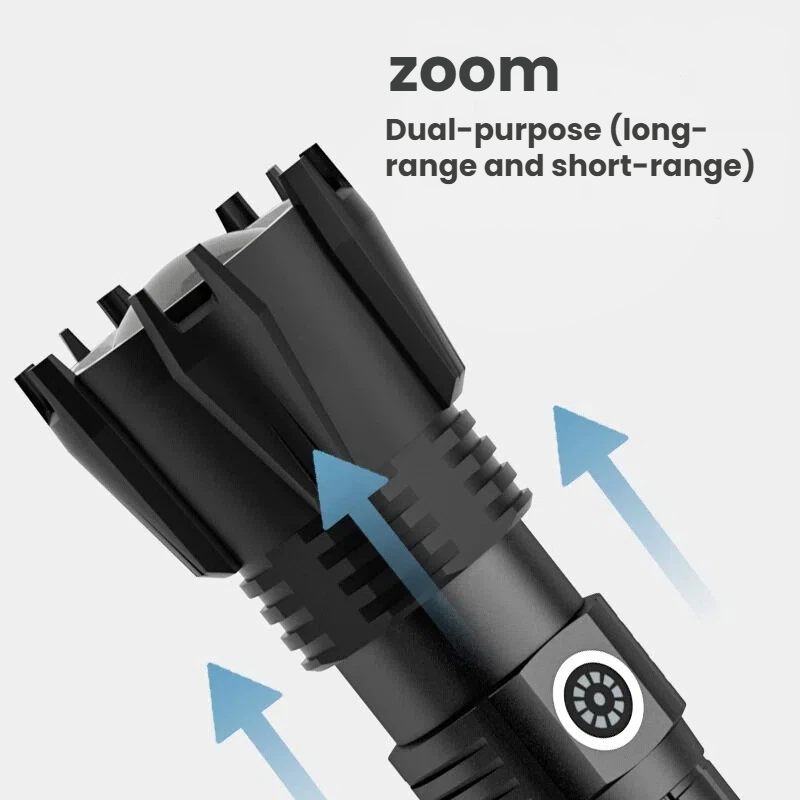 High-power P90 LED Flashlight  - đánh giá và giá Outdoor Power For Camping