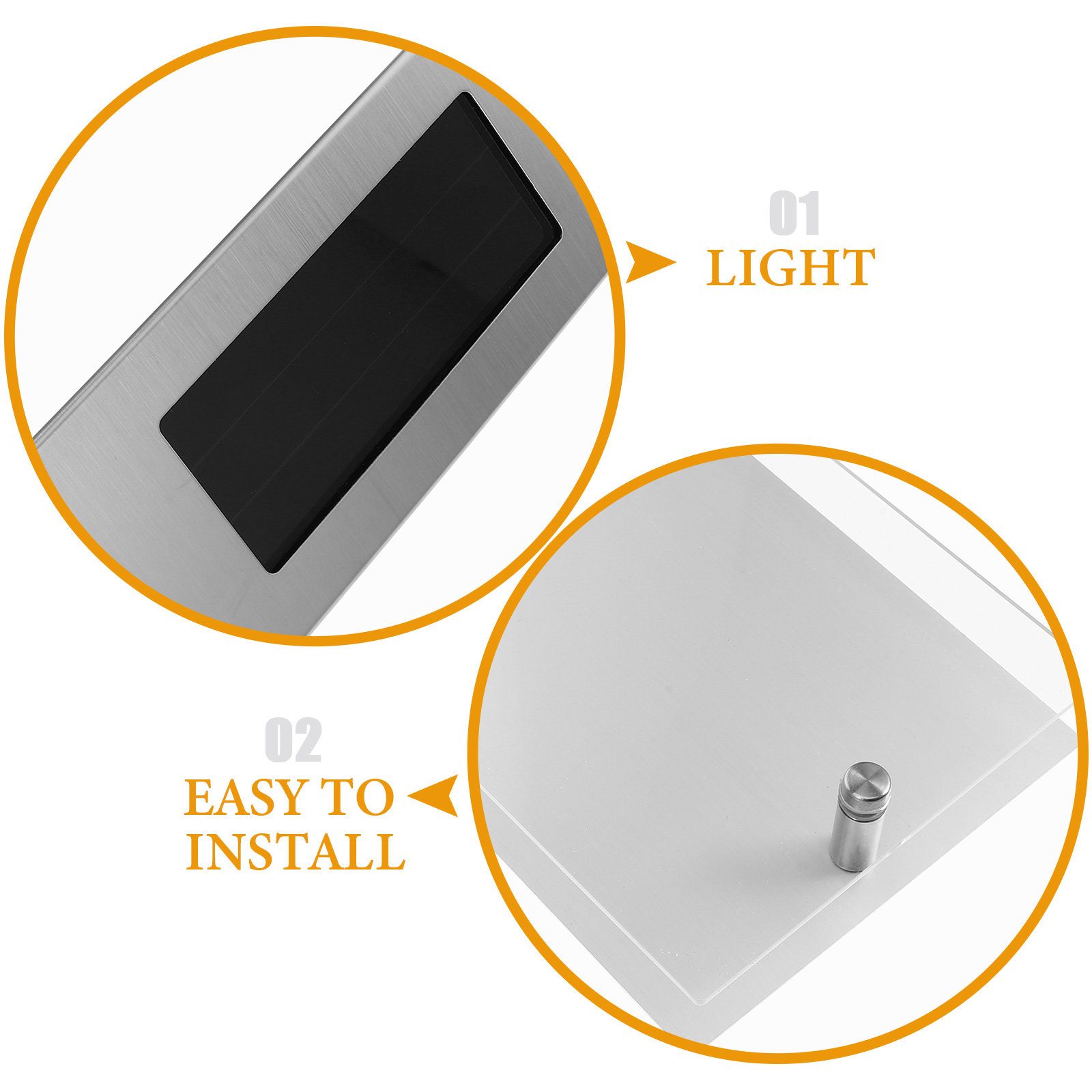 Solar Doorplate Lamp Stainless - đánh giá và giá Outdoor Power House