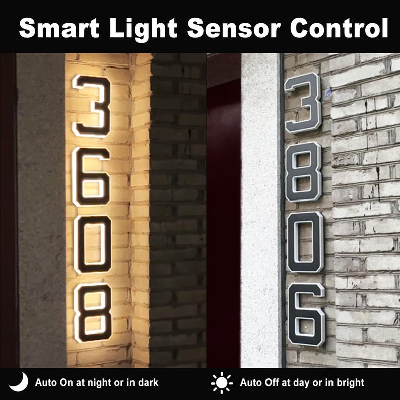 Solar LED House Number Sign Wa - đánh giá và giá Outdoor Power House