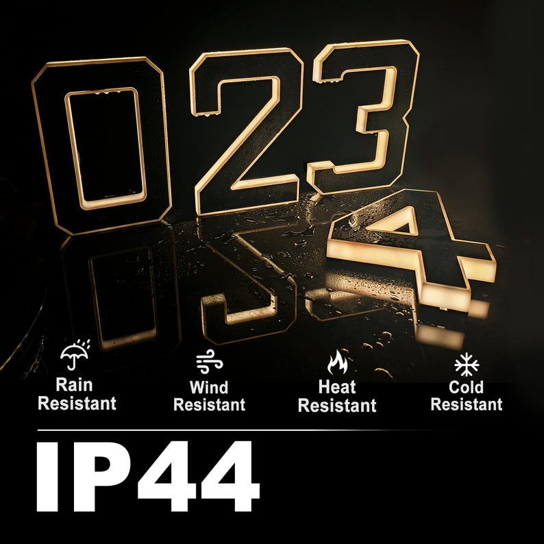 Solar LED House Number Sign Wa - đánh giá và giá Outdoor Power House
