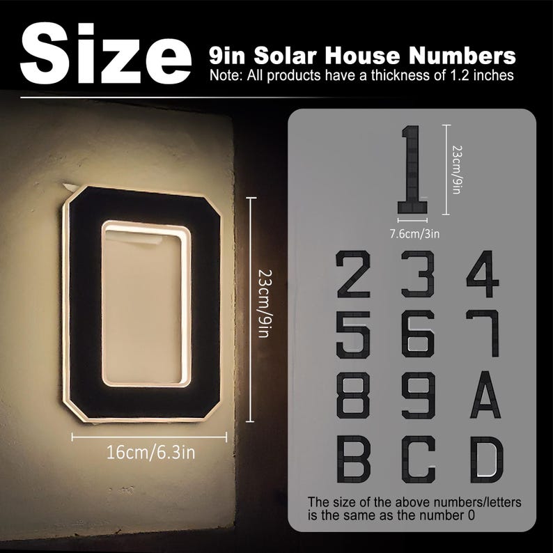 Solar LED House Number Sign Wa - đánh giá và giá Outdoor Power House