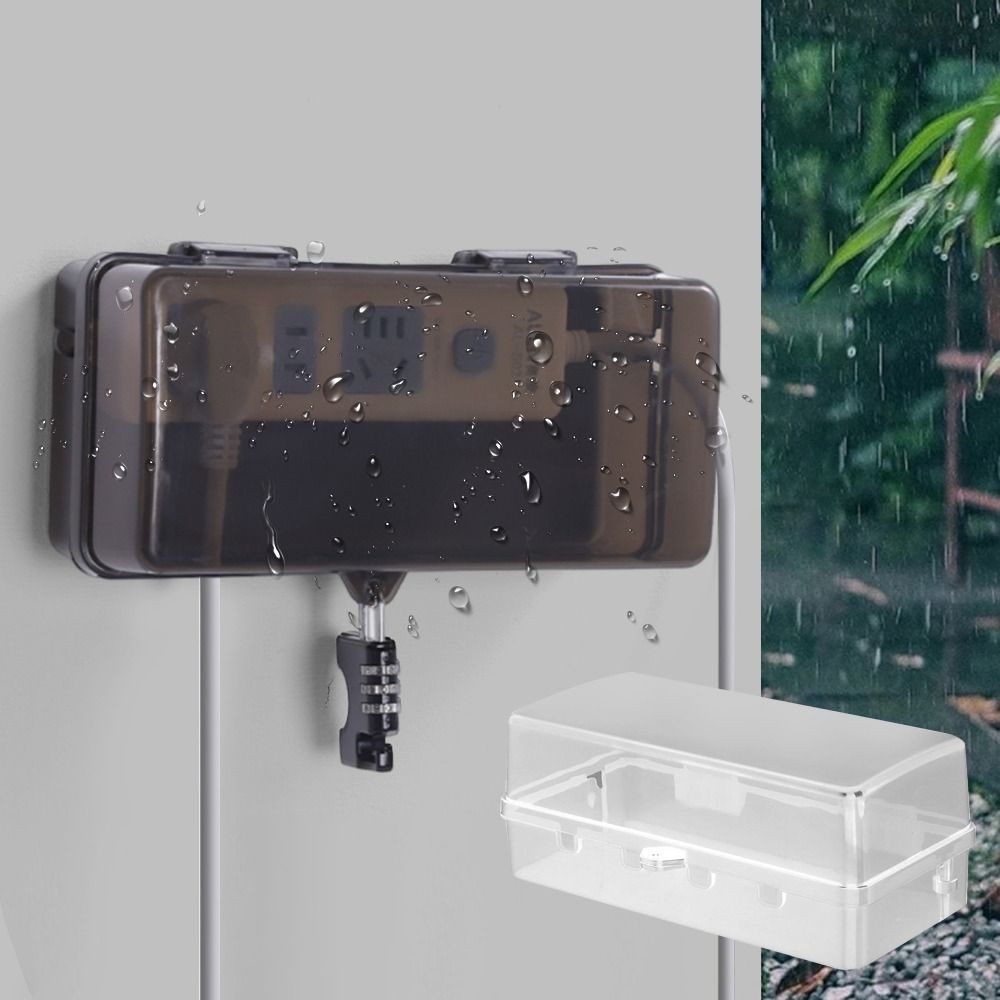 Portable Plastic Plug Box Anti - đánh giá và giá Outdoor Power Point Cover