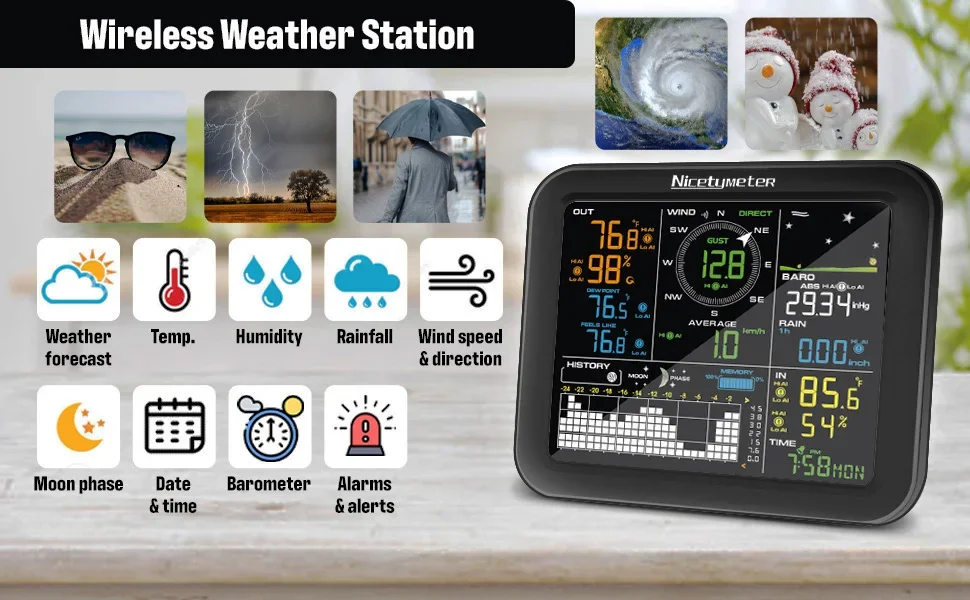 Outdoor Wind Speed Rainfall Wi - đánh giá và giá Outdoor Power Tower