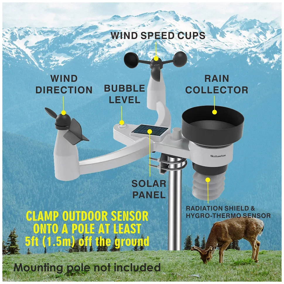 Outdoor Wind Speed Rainfall Wi - đánh giá và giá Outdoor Power Tower