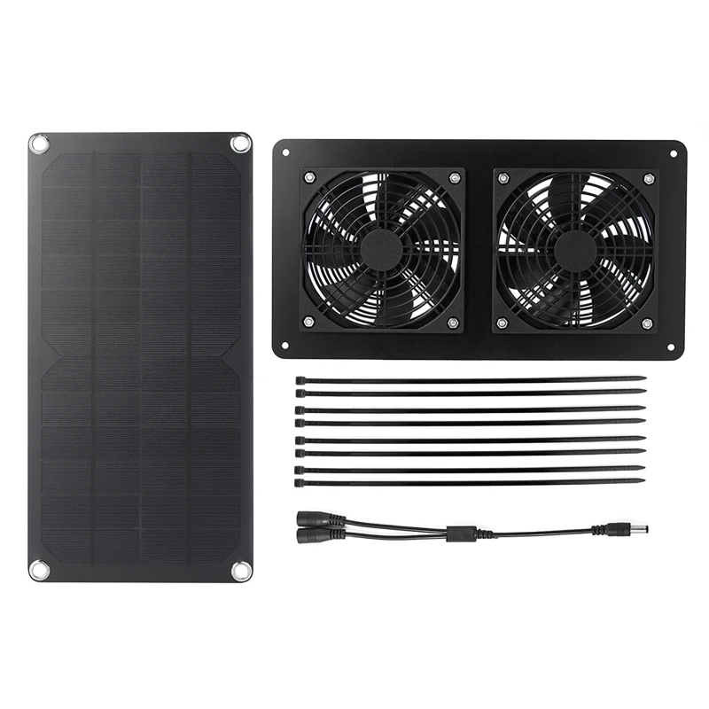 100W Solar Panel Exhaust Fan A - đánh giá và giá Outdoor Power Distribution Panel