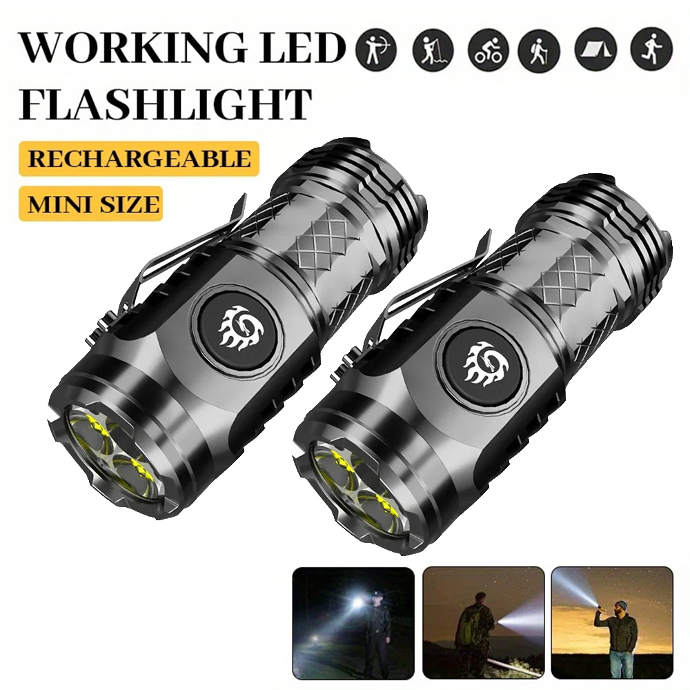 High Strong Power LED Flashlig - đánh giá và giá Outdoor Power For Camping