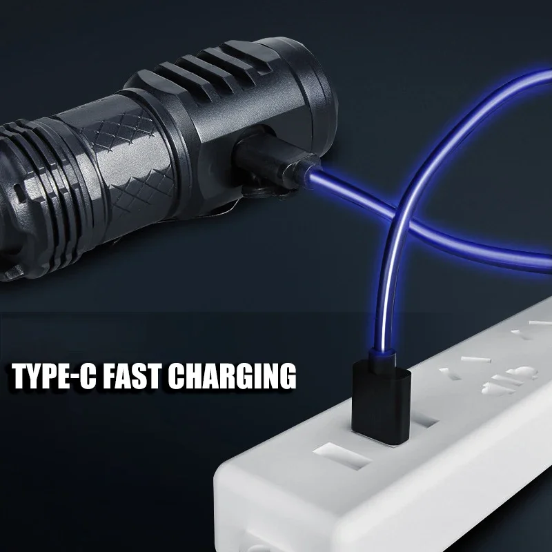 High Strong Power LED Flashlig - đánh giá và giá Outdoor Power For Camping