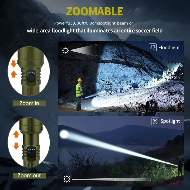 Ultra Powerful Flashlight Conc - đánh giá và giá Outdoor Power For Camping