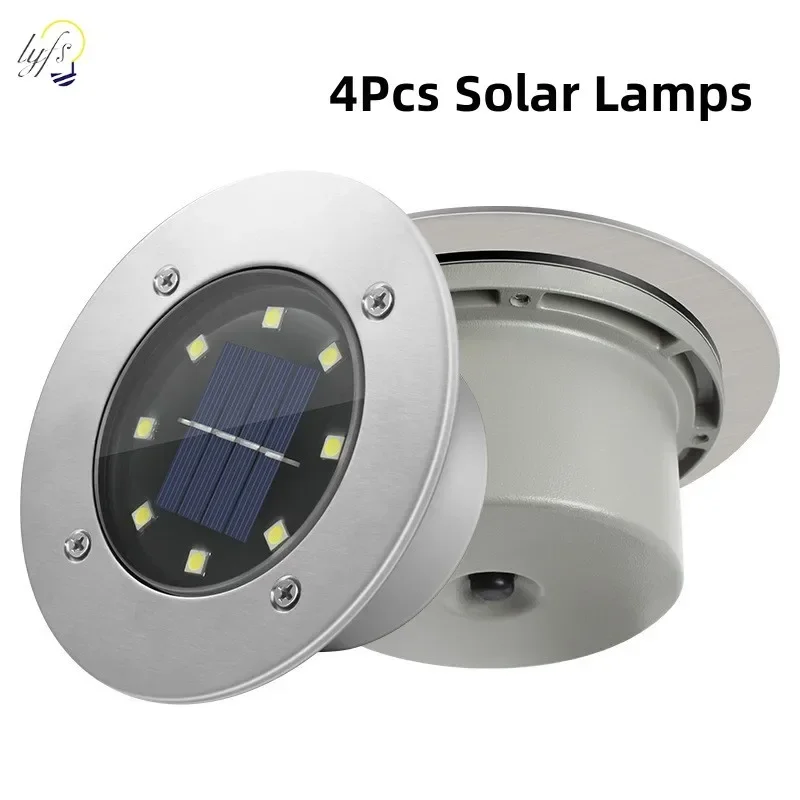 4Pcs LED Solar Garden Lights O - đánh giá và giá Outdoor Power Distribution Panel