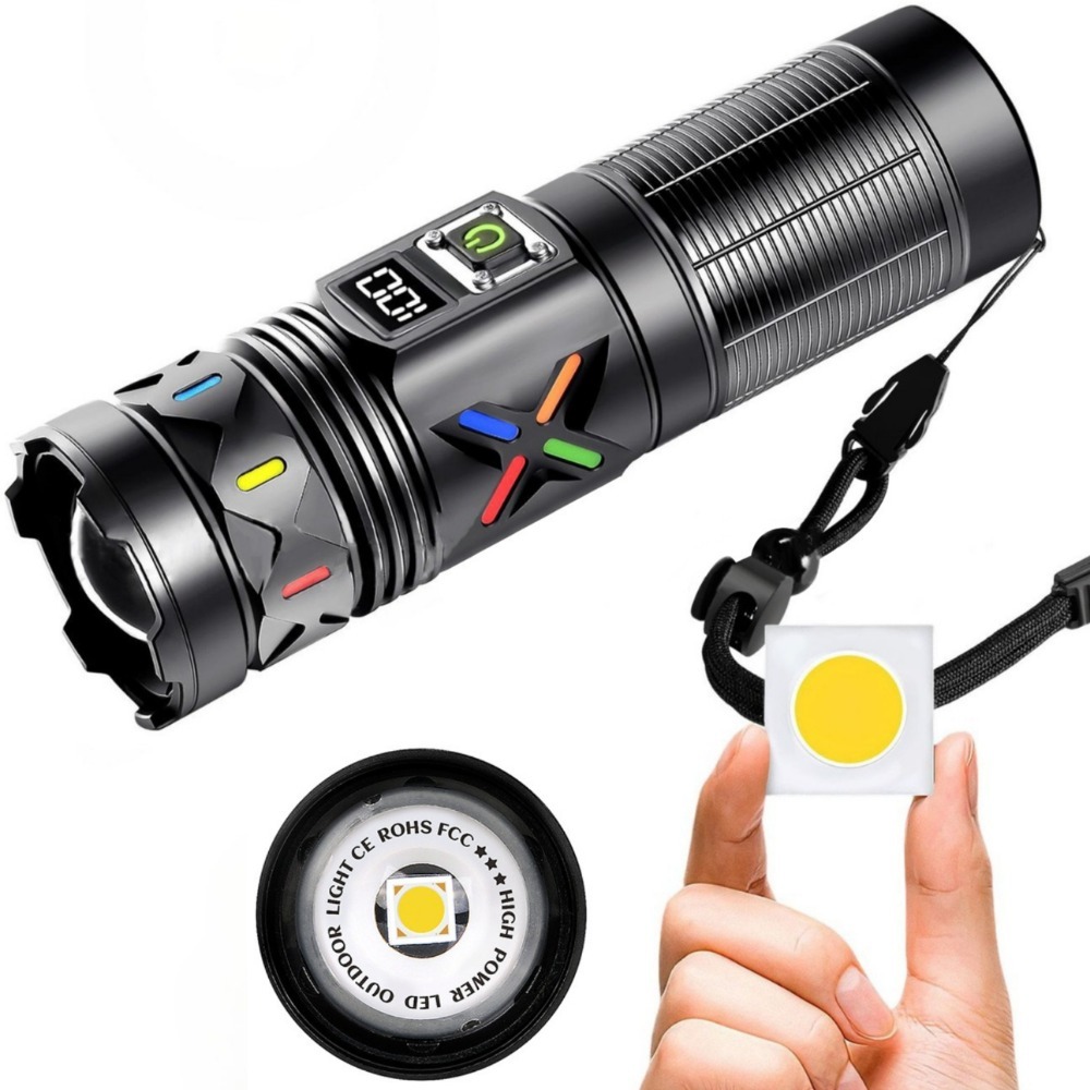High Power LED Flashlight Tele - đánh giá và giá Outdoor Power For Camping