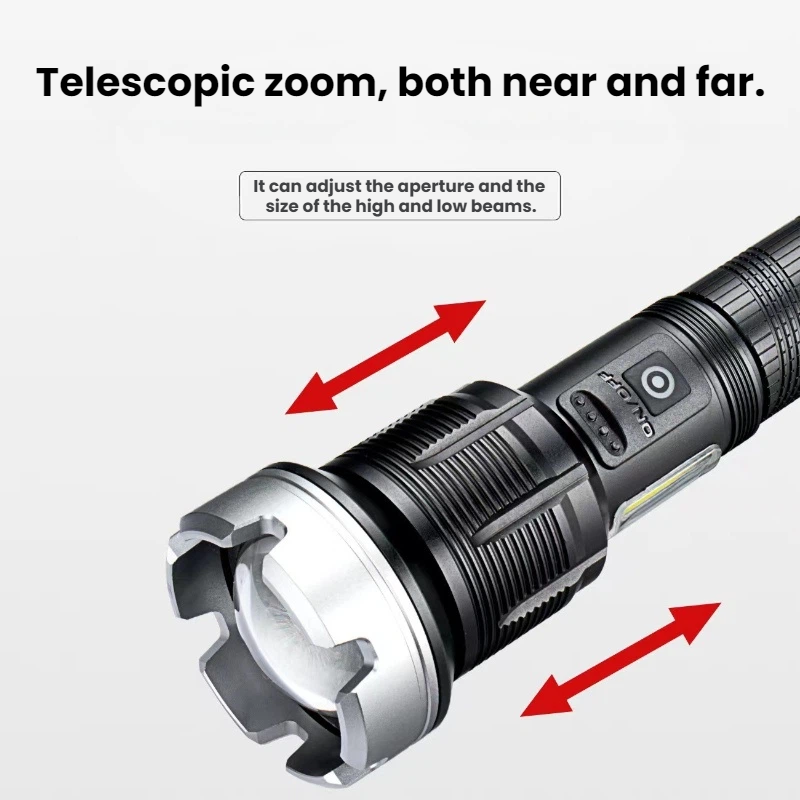 High-power LED Flashlight Tele - đánh giá và giá Outdoor Power For Camping